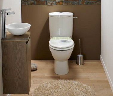 déco wc sobre