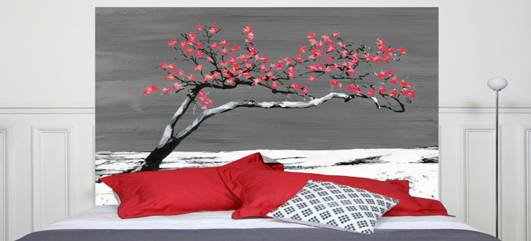 Les Têtes de lit en panneau décoratif en tissu de coton et lin de la nouvelle collection de Mademoiselle Tiss
