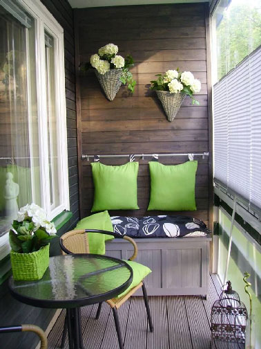 Plantes de balcon et vis à vis