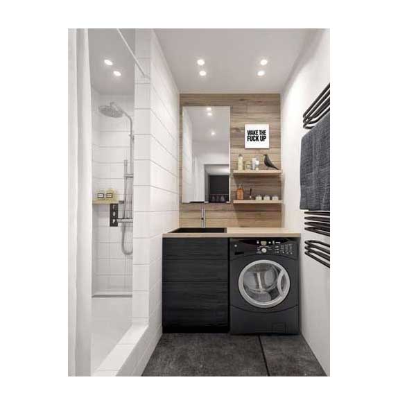 Petite salle de bain douche italienne – salle de bains inspiration ... Longueur bains désign salle En de