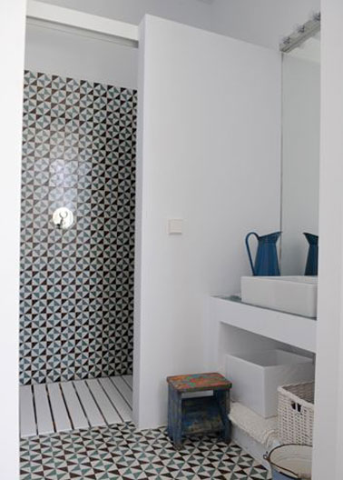 Petite salle de bain douche italienne ~ tazmik.com for . Douche ouverte vintage