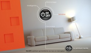 peinture-tactile-on-off-la-peinture-intelligente-qui-remplace-interrupteur-electrique peinture on/off pour commander à distance interrupteur électrique