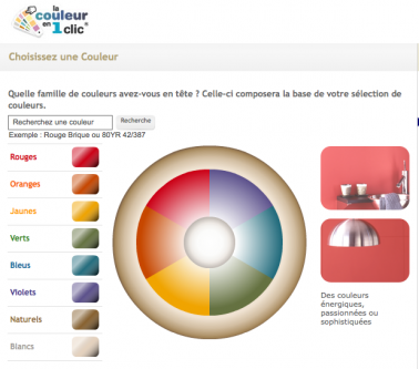 simulateur couleur peinture Dulux Valentine pour tester les couleurs à l'aide du nuancier peinture d'intérieur