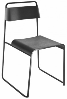 chaise Linea chez La Palma acier chrome mat