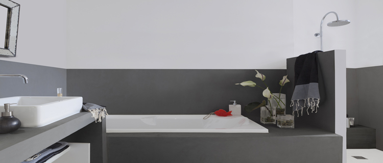 HydroActiv V33 peinture pour salle de bain qui protège les murs, plafond et murs de douche de l’humidité comme le fait un carrelage. Elle assure 100% de l'étanchéité des murs et s'applique en 2 couches.