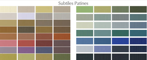  Pour patiner un meuble ou un mur, nuancier de 60 teintes subtiles des peintures patines de Ressource 
