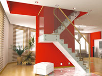 Pour donner un coup de neuf au salon, les couleurs toniques sont dans la tendance. Peinture, meubles, tapis et rideaux jouent une partition de couleur rouge, orange, jaune, vert anis.