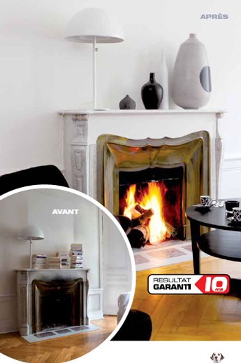 La peinture COVERactiv de V33 s'applique directement sur les taches sur murs,plafond et boiserie