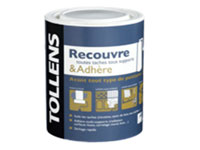 Pour préparer vos supports, bois verni ou ciré, carrelage, mur placo meuble stratifié, une sous-couche acrylique qui recouvre et adhère sur tous supports de Tollens