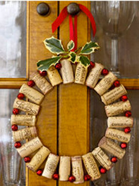 Une idée de couronne de bienvenue originale pour Fêter Noël dès la porte d'entrée  