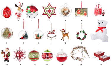 Collection boules, guirlande, étoiles theme enfant de Maison du Monde