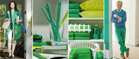Le vert émeraude sera la couleur tendance en 2013 pour les accessoires de décoration pour la maison et le prêt à porter 