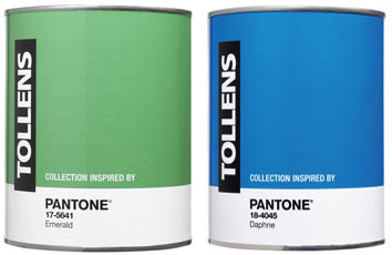 pantone Emerald et pantone Daphné, les deux nouvelles couleurs de peinture tendance par Tollens en 2013