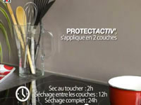 peinture carrelage cuisine credence-Peinture protection anti-tache ProtectActiv de V33
