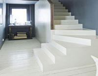 peinture carrelage sol et sol parquet et beton farrow & ball couleur blanc