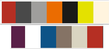 nuancier 12 couleurs pour la peinture renov'cuisine de Syntilor. exemple : Gris Pavot, Gaspacho, Blanc, Chocolait, Bleu Tajine, Mandarine... Pour peindre carrelage et meubles de cuisine