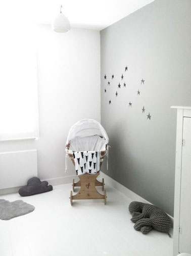 7 déco murales pour chambre enfant àfaire soi même Peinture chambres enfants mur bleu meuble bleu