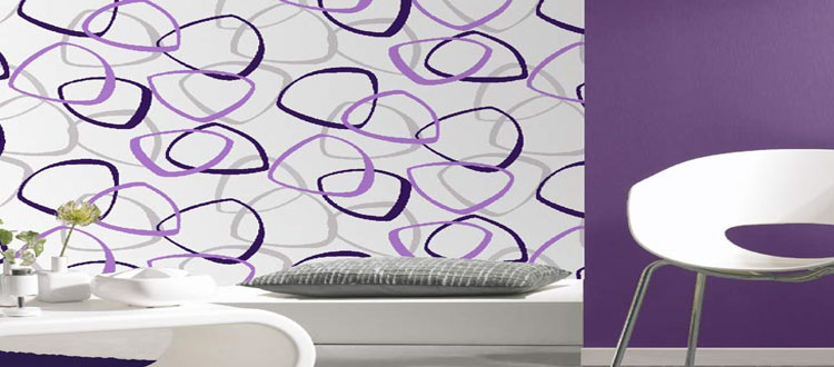 Papier peint et tapisserie pour salon chambre cuisine wc Peinture et papier peint pour chambre