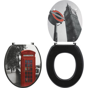 Abattant wc deco so british. Leroy Merlin 
