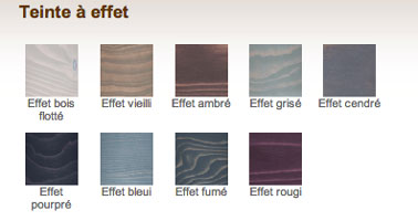 Nuancier teinte à effet 9 couleurs pour peindre un meuble façon vintage. exemple : effet vieilli, cendré, grisé, effet bois flotté...des teintes en transparences Libéron
