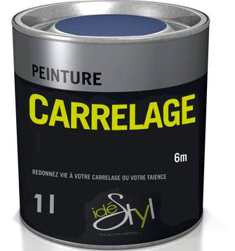 Peinture carrelage mur et crédence cuisine ou faïence salle de bain. Nuancier 20 couleurs IdéStyl