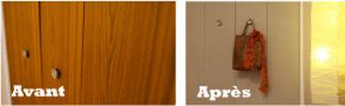 peindre portes et placard en bois, métal, aluminium verre ou miroir sans poncer ni décaper peinture placards & portes V33