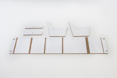 chaise chambre enfant en carton recyclé, plan de montage sans colle ni vis
