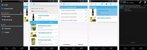 NoMaggot, application pour androïd qui gére les dates de péremption des aliments frais dans le frigo et l'épicerie du placards