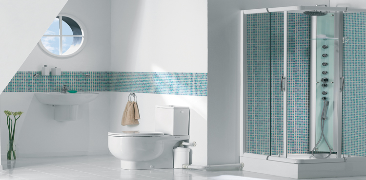 systeme sanidouche de SFA pour installation rapide d'une douche n'importe où dans la maison