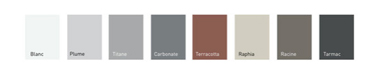 nuancier peinture sol parquet et escaliers bois vernis V33 8 couleurs dans nuances de gris et couleurs naturelles