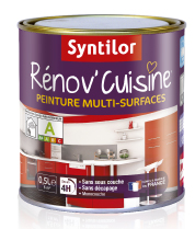Peinture pour peindre plan de travail stratifié, mélaminé et plan de travail en carrelage Rénov'Cuisine de Syntilor