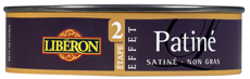 Effet patine aspect satin de Libéron à appliquer en touches légères sur Peinture à l'ancienne, Lustrer au chiffon de laine après 2 heures