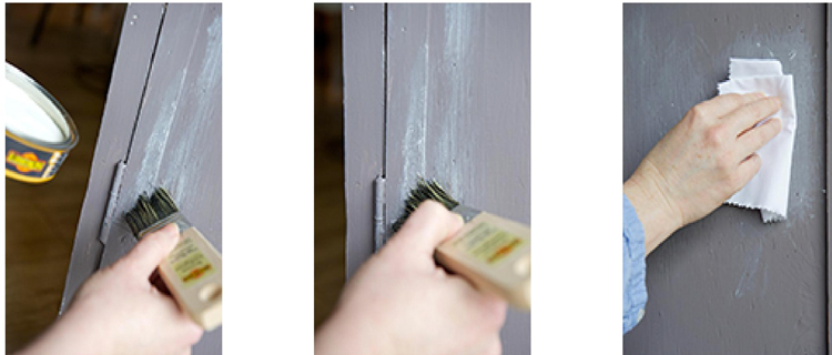 peinture effet patine pour meuble, mode d'emploi