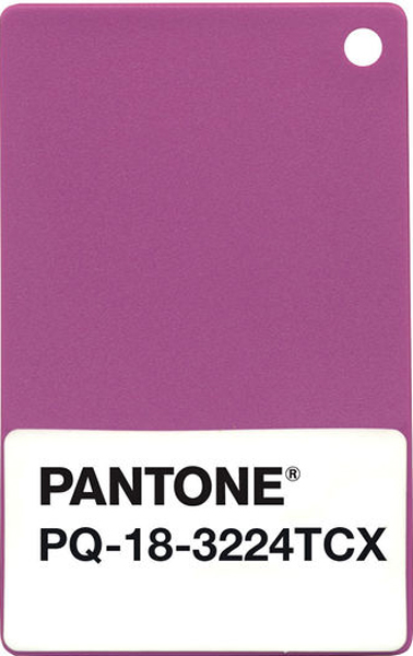 Carte nuance radian orchid, couleur Pantone 2014 pour décoration maison et peinture