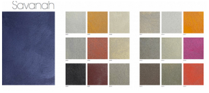 Nuancier de 19 couleurs pour l'enduit décoratif Savanah chez Seigneurie