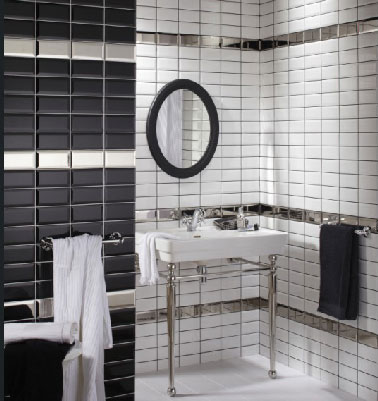 Salle De Bain Noir Et Blanc Cest La Tendance Déco Deco Cool