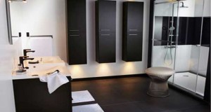 Pour trouver une idée décoration de salle de bain noir et blanc, conseils carrelage, meubles et peinture salle de bain pour une déco design, moderne ou rétro