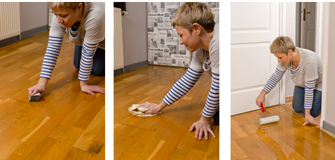 renovation parquet avec vitrificateur renovation V33 sans poncer et en deux couches