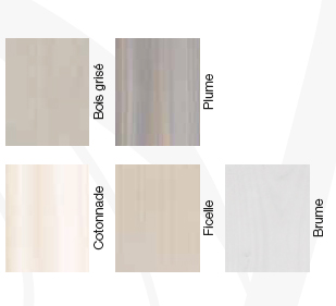 Pour peindre poutres, lambris ou portes en bois au badigeon un nuancier de 5 couleurs Badigeon Libéron aspect mat.