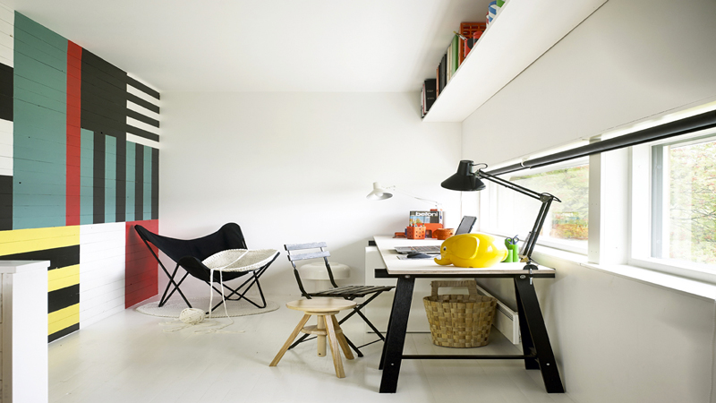 DIY pour repeindre du lambris verni ou brut sur mur salon, bureau et chambre