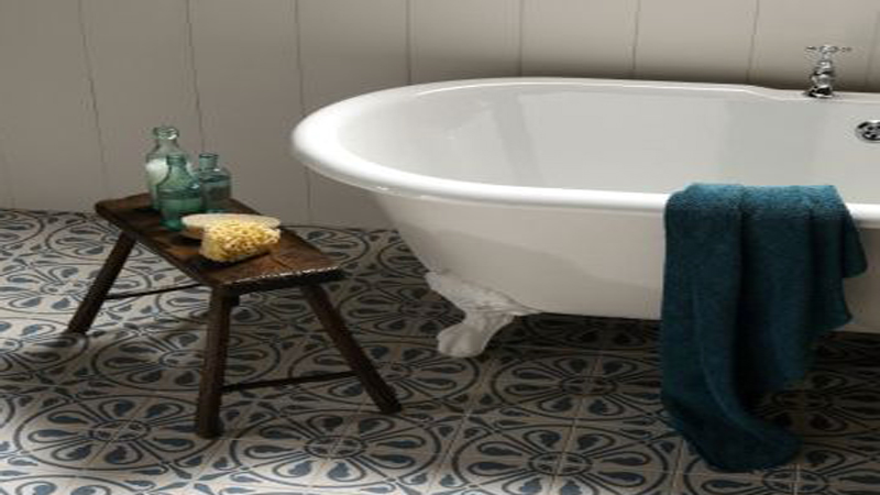 Salle de bain rétro ou le retour de la tendance vintage Revetement sol idées