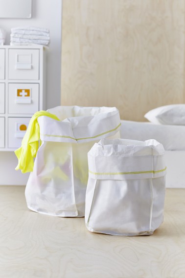 Les petits paniers à linge et les grands de la collection Capsule Ikea... Sprutt corbeille 2 pièces 2,99€ et 3,99€