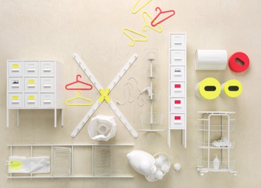 La nouvelle collection capsule de chez Ikea est un bouffée d'air frais dans l'univers du rangement pour salle de bain, minimaliste et acidulée c'est un atout design en toute simplicité.