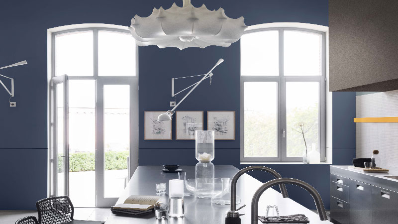 La nouvelle tendance déco pour la cuisine avec les nouvelles couleurs peinture cuisine. Un ensemble de couleurs pour chacun des styles, moderne, design, zen