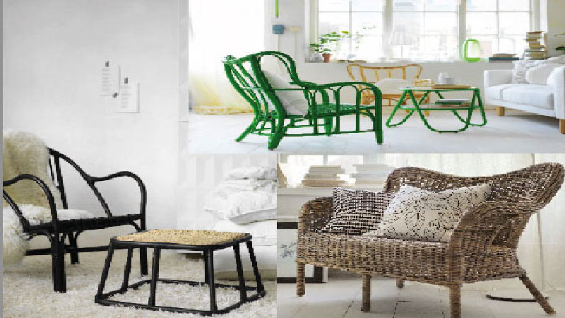 La nouvelle collection de petits meubles de la collection Nipprig d'ikéa fait la part belle aux meubles artisanaux fabriqués en osier et jonc de mer dans une démarche éco-responsable qui fait plaisir