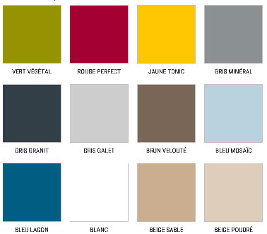 Le nuancier de la peinture pour rénovation salle de bain de Syntilor se  compose de 12 couleurs qui peuvent être mélanger afin de personnaliser sa couleur. Par ailleurs, cette peinture s’applique au rouleau et au pistolet avec une dilution 10% d'eau. Elle atteint son point de dureté après 72H et sa résistance optimale après 15 jours de séchage. 