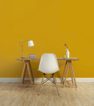Le jaune moutarde est un choix audacieux pour la peinture de la maison. Pour les créateurs de colonel moutarde il s’agit d’apporter une touche de chaleur à l’intérieur en restant dans l’esprit de la marque de nœud papillon et de 1825.