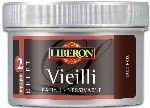 Pour patiner un meuble facilement et lui donner un look vintage aspect métal, Pot patine meuble effet vieilli Libéron. Capacité : 0.25L Prix : 11€ en vente chez Leroy Merlin, Castorama et grandes surfaces de bricolage
