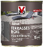 Pot peinture sol extérieur et terrasse en bois V33 disponible en 0.5L et 2.5L