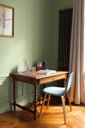 Peinture bureau teinte coing Tollens collection Mise en Teinte